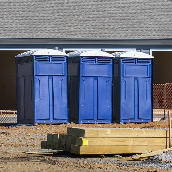 is there a specific order in which to place multiple portable restrooms in Flemington